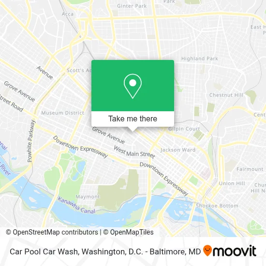 Car Pool Car Wash map