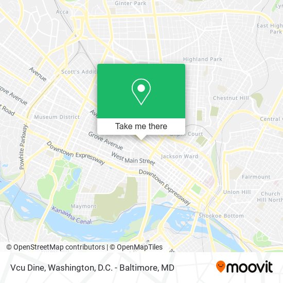 Vcu Dine map