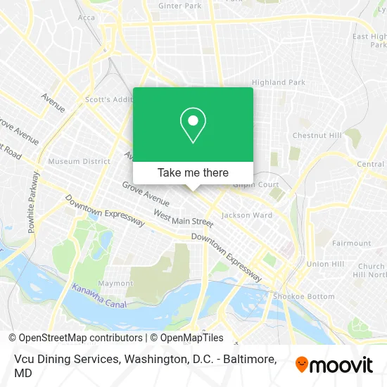 Vcu Dining Services map
