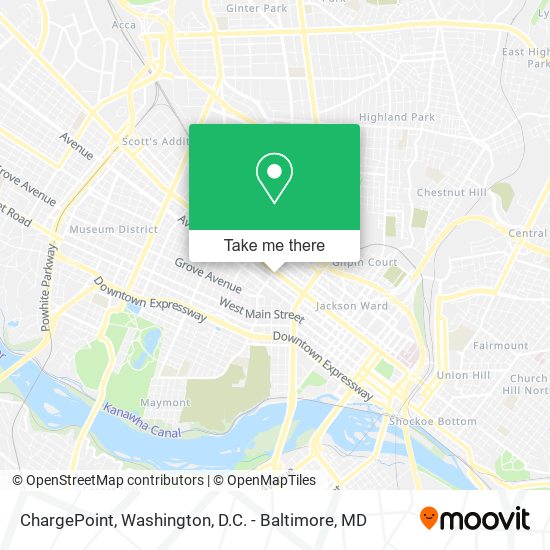 ChargePoint map