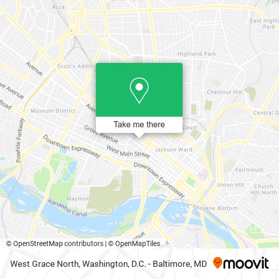 West Grace North map