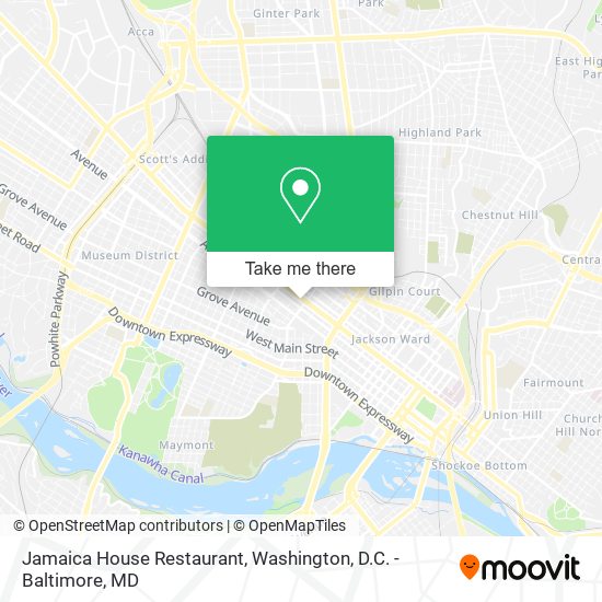 Mapa de Jamaica House Restaurant