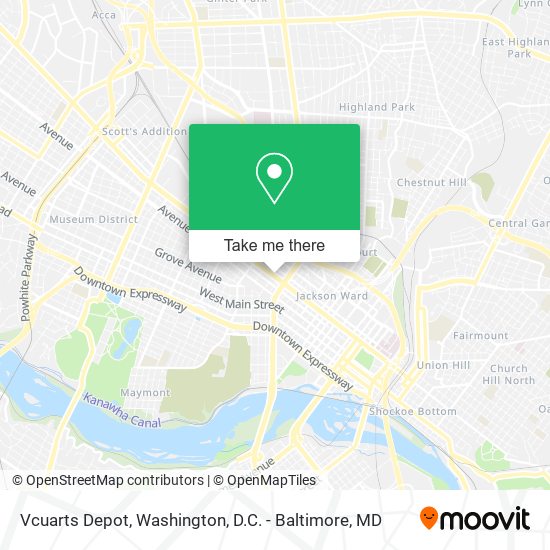 Vcuarts Depot map