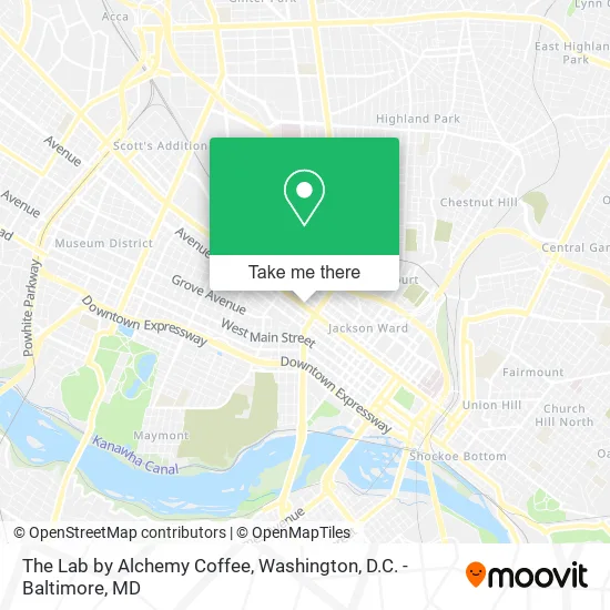 Mapa de The Lab by Alchemy Coffee