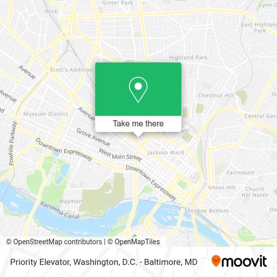 Priority Elevator map