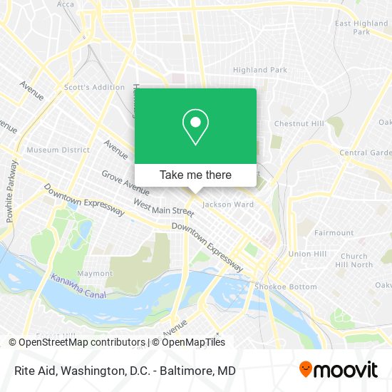 Mapa de Rite Aid