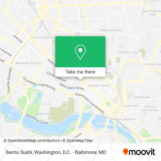 Bento Sushi map