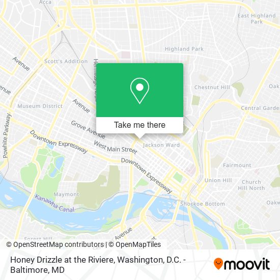 Honey Drizzle at the Riviere map