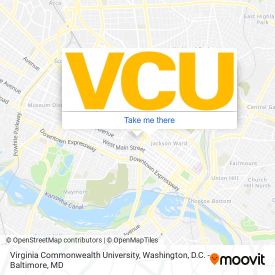 Virginia Commonwealth University map