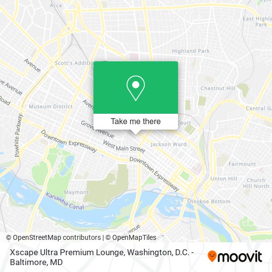 Xscape Ultra Premium Lounge map