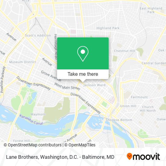 Lane Brothers map