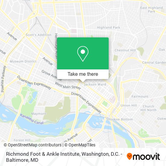 Richmond Foot & Ankle Institute map