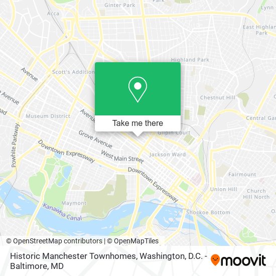 Historic Manchester Townhomes map