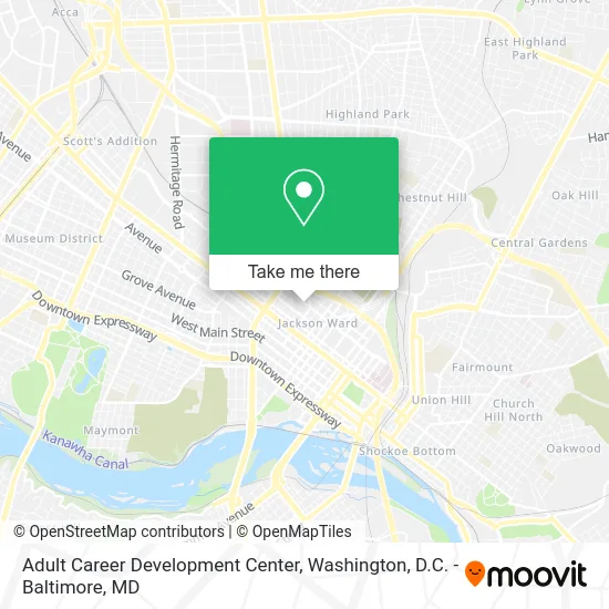 Adult Career Development Center map