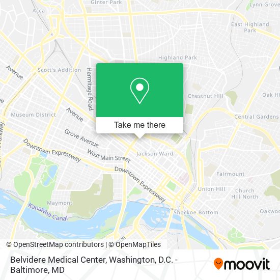 Mapa de Belvidere Medical Center