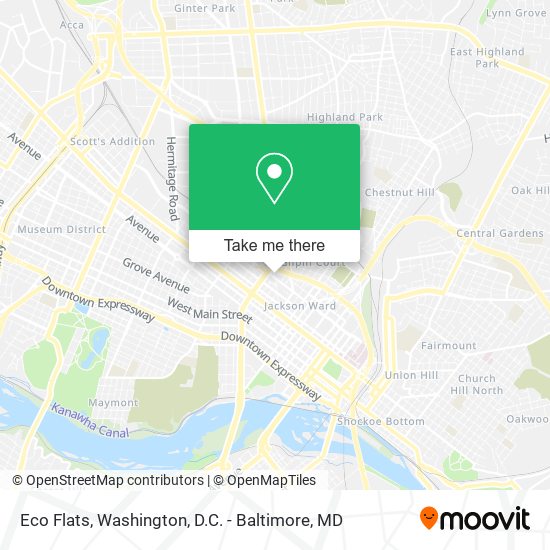 Eco Flats map