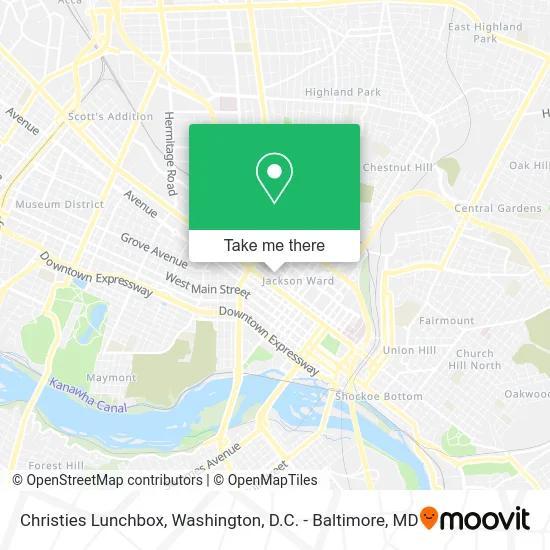 Christies Lunchbox map