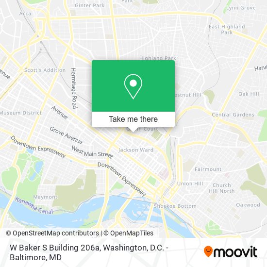 W Baker S Building 206a map
