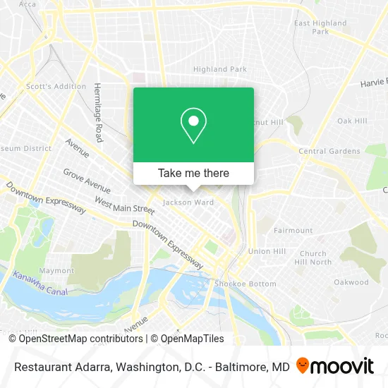 Restaurant Adarra map