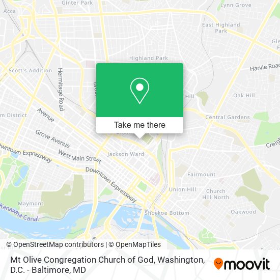 Mapa de Mt Olive Congregation Church of God
