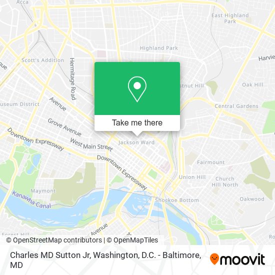 Mapa de Charles MD Sutton Jr