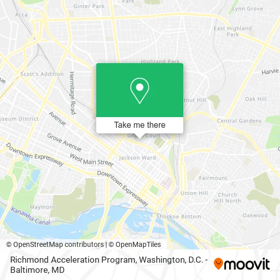 Richmond Acceleration Program map