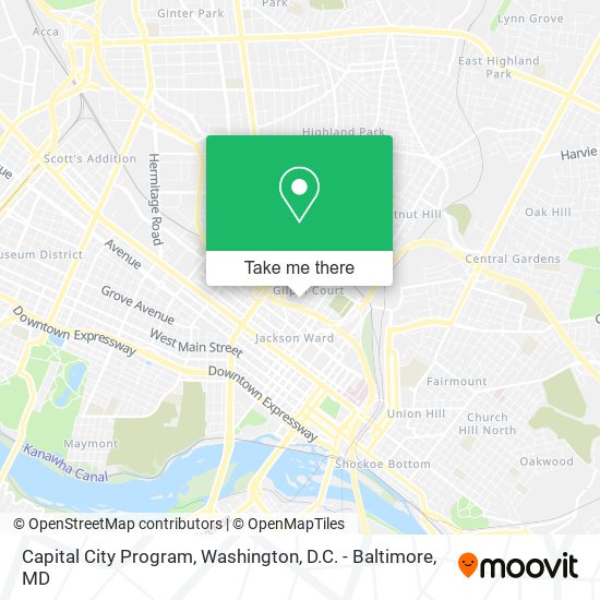 Capital City Program map
