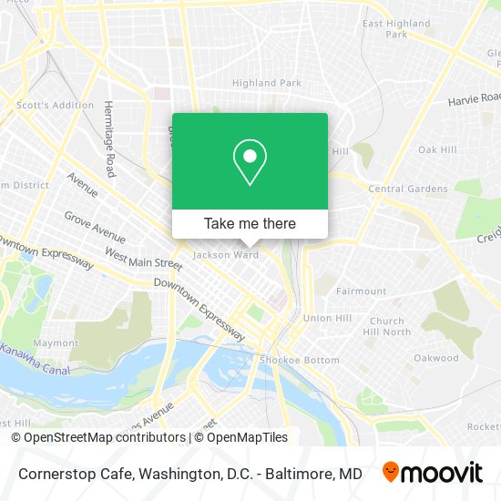 Cornerstop Cafe map