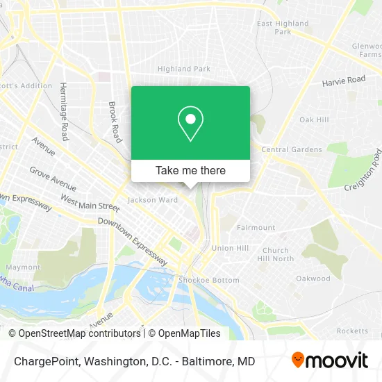 ChargePoint map