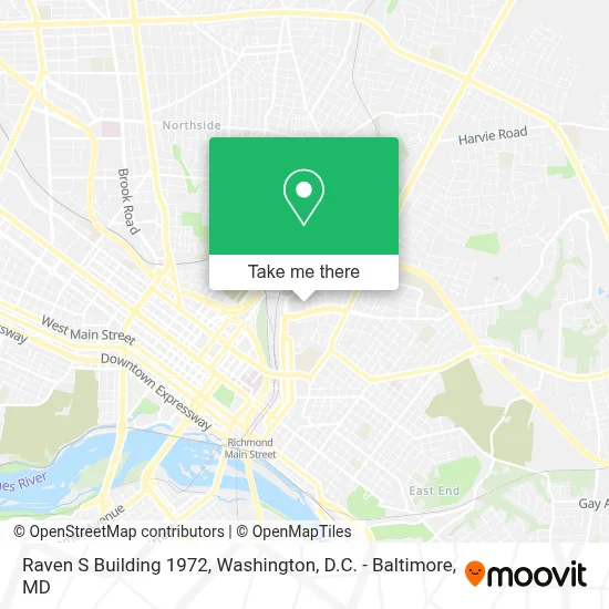 Raven S Building 1972 map
