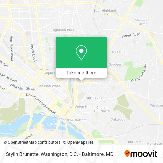 Stylin Brunette map