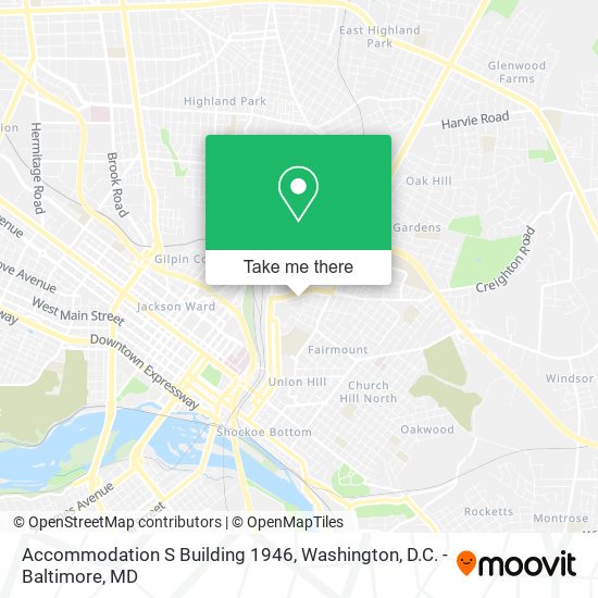 Accommodation S Building 1946 map