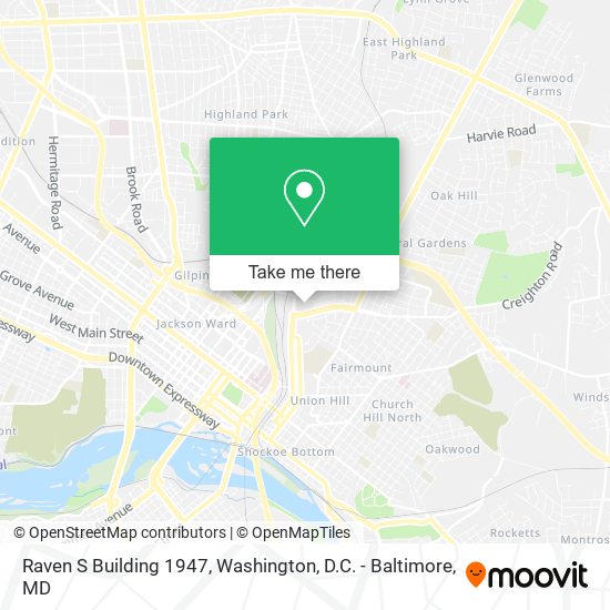 Raven S Building 1947 map