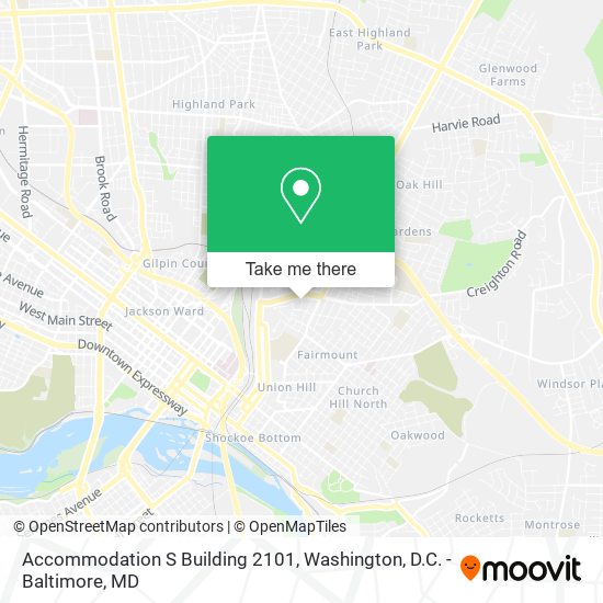 Accommodation S Building 2101 map