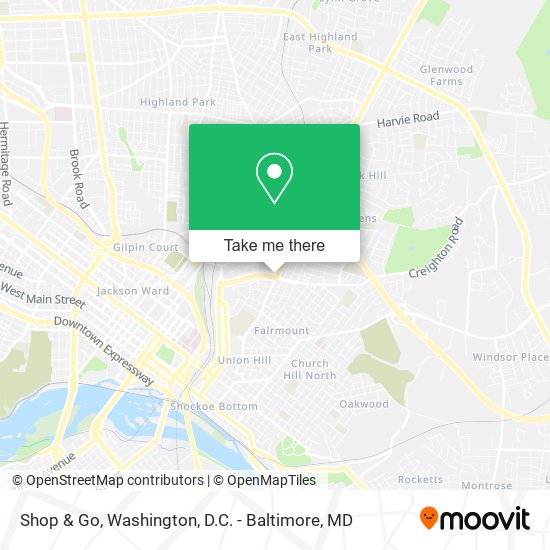 Mapa de Shop & Go