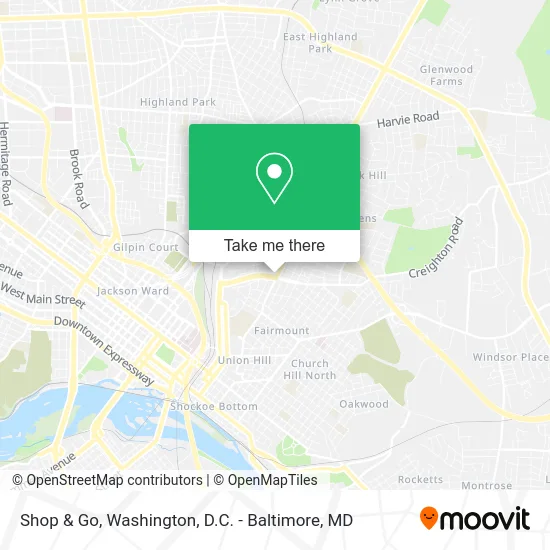 Shop & Go map