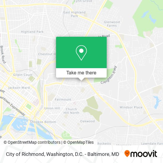Mapa de City of Richmond