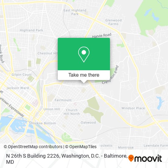 N 26th S Building 2226 map