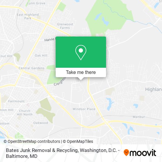 Mapa de Bates Junk Removal & Recycling