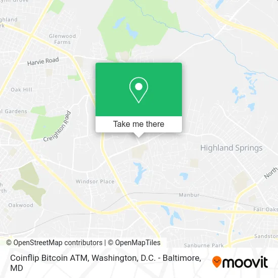 Coinflip Bitcoin ATM map
