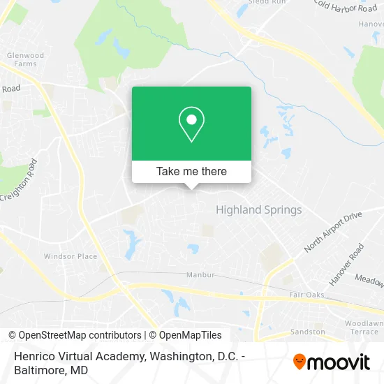Henrico Virtual Academy map