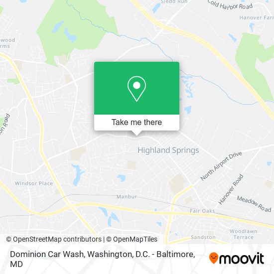 Dominion Car Wash map