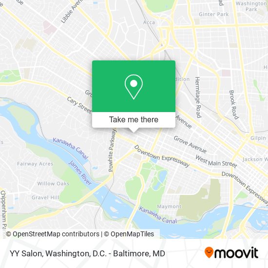 YY Salon map