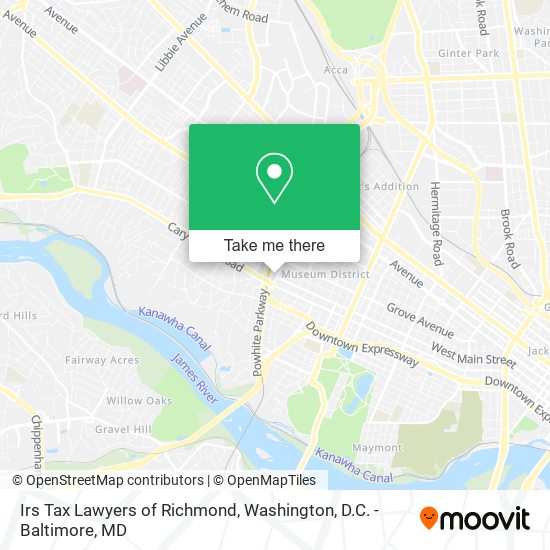 Mapa de Irs Tax Lawyers of Richmond