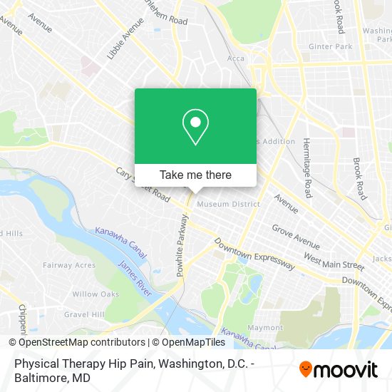 Mapa de Physical Therapy Hip Pain
