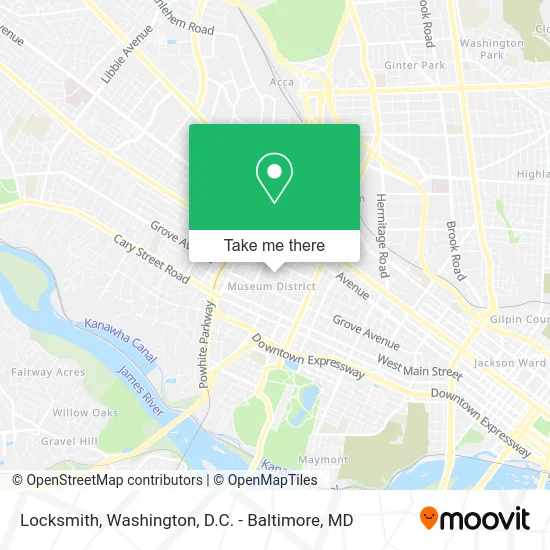 Locksmith map
