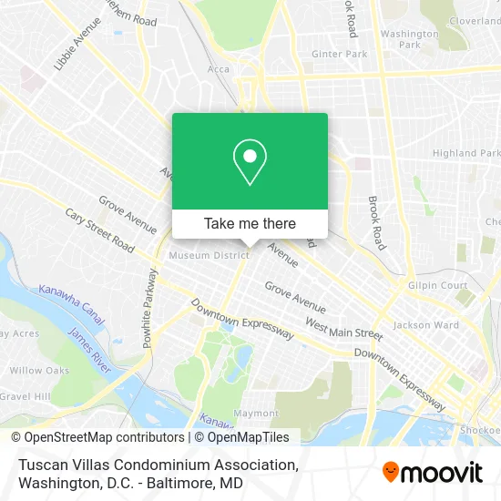Tuscan Villas Condominium Association map