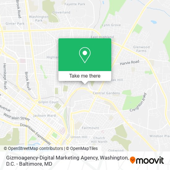 Mapa de Gizmoagency-Digital Marketing Agency