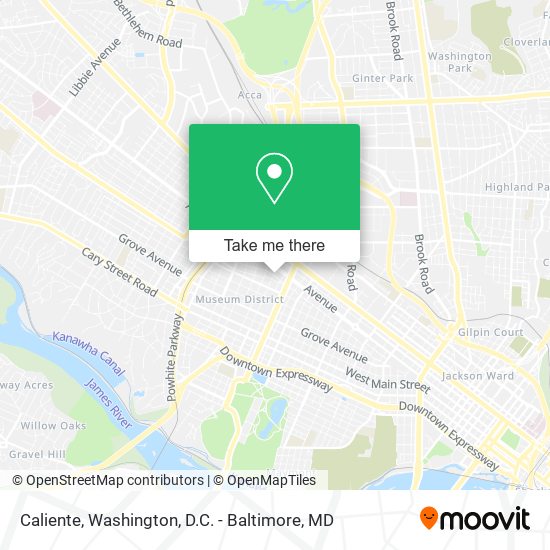 Caliente map