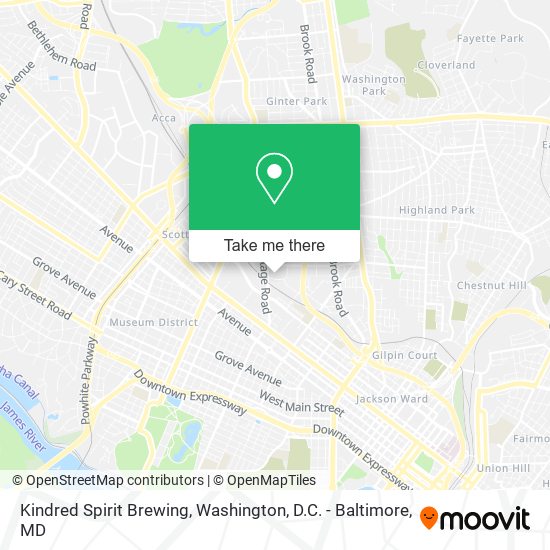 Kindred Spirit Brewing map